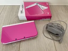 New Nintendo 3DS LL ピンク×ホワイト 純正ACアダプター付