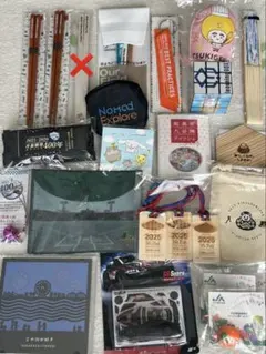 大阪・関西万博　限定配布グッズ　箸、ペンなど　全18種　23点（バラ売り可能）