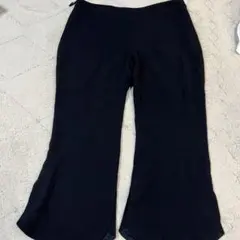 プラダ　パンツ　アンクル丈　ズボン　黒　スラックス　42サイズのサムネイル