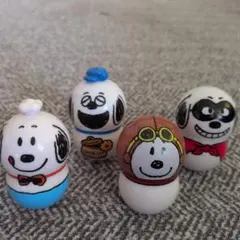 スヌーピークーナッツフィギュア 4体セット