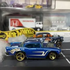 ホットウィール カスタムシェビー グリーンブライヤー スポーツワゴン