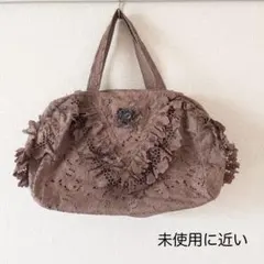 ✨極美品chimaki ✨ フリル レース 花柄 2WAY バッグ - メルカリ