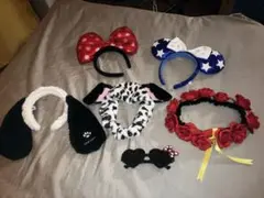 ディズニーキャラクターカチューシャセット