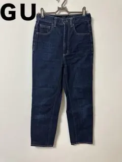 gu ハイウエストストレートジーンズ　Sサイズ