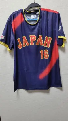 新品 WBC2026 16 大谷翔平 ビジター TシャツL 侍ジャパン 青