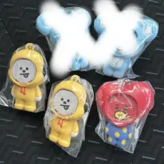 BT21フォトフレームマスコット　TATA CHIMMYセット