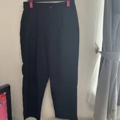 メンズ ブラック ワイドパンツ M