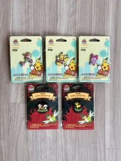 【WCS2025】アナハイム ピカチュウ ピンズ5点セット