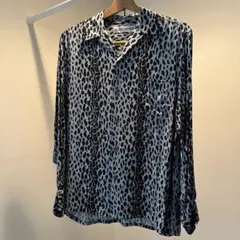 ワコマリアGUILTY PARTIES レオパード柄 長袖シャツ