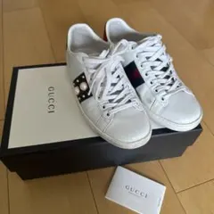 ✨美品✨GUCCI 安室奈美恵 ローカットスニーカー 唇 白 レザー 36