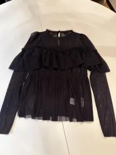 AMERI VINTAGE シースルーブラウス 深緑 - メルカリ