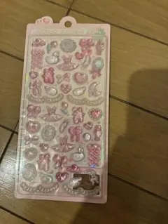 ボンボンドロップシール ピンク