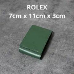 【新品】ROLEX ロレックス 時計用携帯ケース グリーンのサムネイル