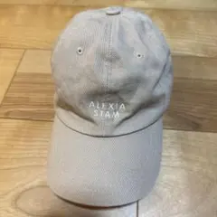 ALEXIA STAM キャップ ベージュ