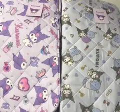 クロミ　2枚　キルトラグ　2帖　180×180 絨毯　カーペット　センターラグ クロミ センターラグ 黒 紫 2つセット 2帖 絨毯 180×180 カーペット