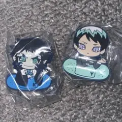 鬼滅の刃　ばんちょうこう　ヘアクリップ　獪岳　愈史郎　ガチャガチャ　セット