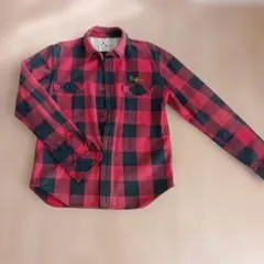 メンズ　チェック柄シャツ