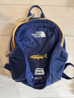 THE NORTH FACE ネイビーリュック 魚刺繍