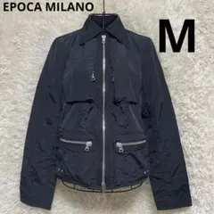 EPOCA MILANO レディース ジャケット ブラック 立体ポケット 美品 ドライオックス テーラードジャケット(ジャケット)｜EPOCA(エポカ)の