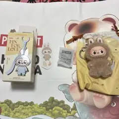 虹*様 LABUBU PIN FOR LOVE [Ｂ]ミニラブブ　イニシャル