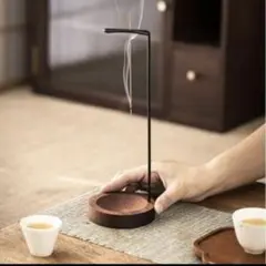 お香立て 木製皿 金属棒 シンプル おしゃれ アロマ 癒し　リラックス