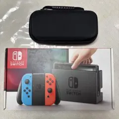 【おまけ付き】Nintendo Switch 本体 ネオンブルー ネオンレッドのサムネイル