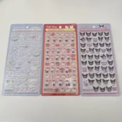 ボンボンドロップシール　サンリオ 3シートセット