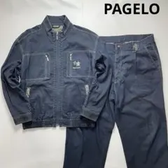 ANGELO PAGELO アンジェロパジェロ デニム セットアップ スーツ アンジェロ☆パジェロ・ブルゾンセットアップ☆p5-6173-07