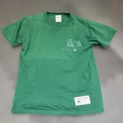 オークランド・アスレチックス Tシャツ Majestic グリーン S