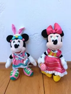 ミニーちゃんぬいぐるみ2個セット