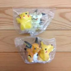 未使用　ポケモンキッズ　ポケモン　指人形　　2点セット ピカチュウ