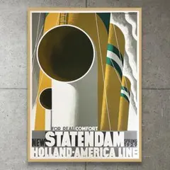 Statendam/アドルフ ムーロン カッサンドル/アートポスター - メルカリ