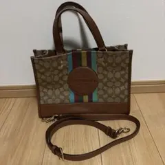 極美品COACH コーチ 2WAY デンプシー トート ストローCA291 極美品COACH コーチ 2WAY デンプシー トート ストローCA291 - メルカリ