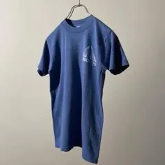 usa製 Tシャツ vintage SNEAKERS 80s ブルー used