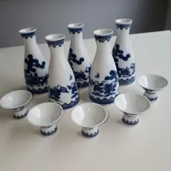 和風デザインの酒器セット（10個）