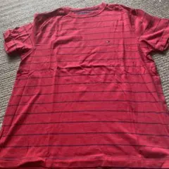 TOMMY HILFIGER 赤 ストライプ Tシャツ S/P セット売り