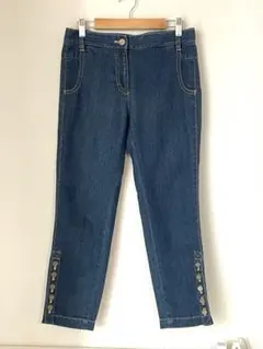 【美品】MICHAEL KORS デニムパンツ クロップド丈 ボタン レディースのサムネイル