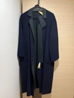 6(ROKU)beauty&youth ウールリバーコート 36 ネイビー ロク