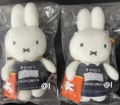 【2点セット】紀伊國屋 ミッフィーmiffy＆books マスコットキーチェーン