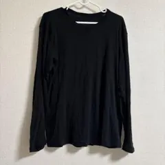 無印　紳士　天竺編みクルーネック長袖Ｔシャツ