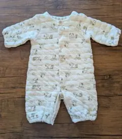 【美品】50-70cm スヌーピー2wayオール キルト生地