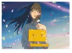 【新品未使用品・美品・レア】 映画　すずめの戸締まり　宣伝用ポスター　B2サイズ 美品】すずめの戸締り ポスター B2サイズ 新海誠 ① - メルカリ