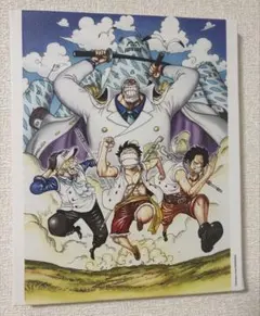 ワンピース フルカラーアートボード ルフィとエースとサボが海軍