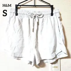 H&M ホワイト ショートパンツ ルームウェア S