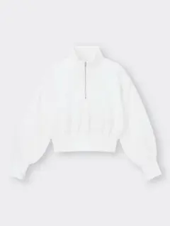 ハーフジップ ニット