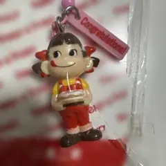 不二家 ペコちゃん おめでとうマスコット ストラップ