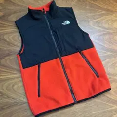 ノースフェイス キッズ　デナリ　フリース　ベスト　レッド　150㎝