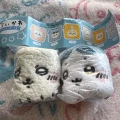 ちいかわもこもこポーチ2 ラッコ、ハチワレ