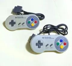 ニンテンドー純正品 スーパーファミコン コントローラー 2個 SFC 動作確認済