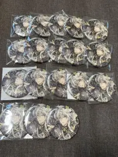 ツイステ ナムコ限定 プライズ 一番くじ他 缶バッジ シルバー 22点